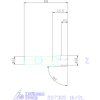 Kyocera Sarokmaró 90° MEC11T 16/2L mm