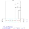 Kyocera Sarokmaró 90° MEC11T 16/2 mm