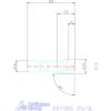 Kyocera Sarokmaró 90° MEC11T 20/3L mm