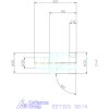Kyocera Sarokmaró 90° MEC11T 32/4 mm