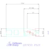 Kyocera Sarokmaró 90° MECH11 25/2 mm