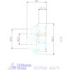 Kyocera Sarokmaró 90° MEC17 63/5 mm