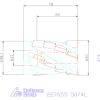 Kyocera Sarokmaró 90° MECH17 50/4L mm