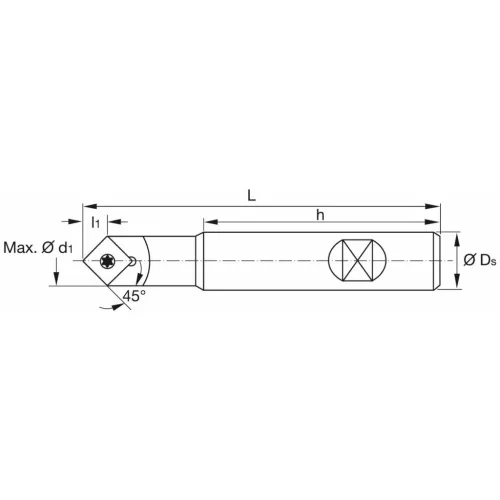 Garant NC központozó 16 mm