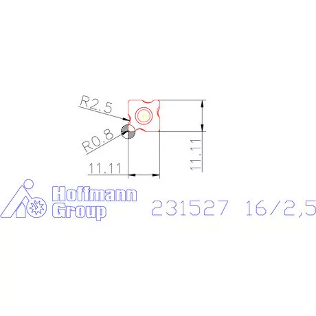 Garant Rádiusz váltólapka 16/2,5