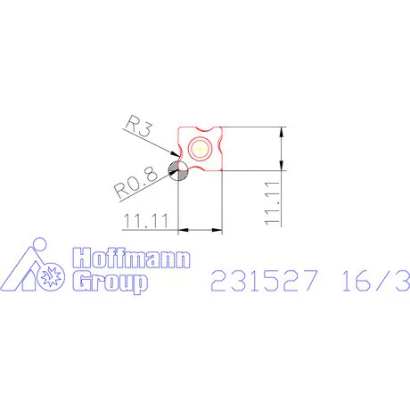 Garant Rádiusz váltólapka 16/3