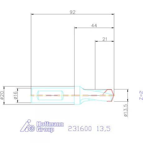 Garant HiPer-Drill alapszerszám 13,5 mm