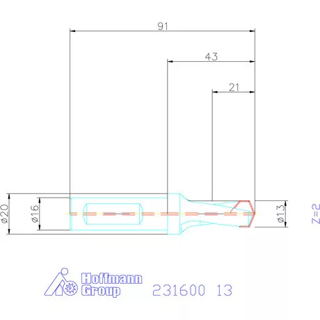 Garant HiPer-Drill alapszerszám 13 mm