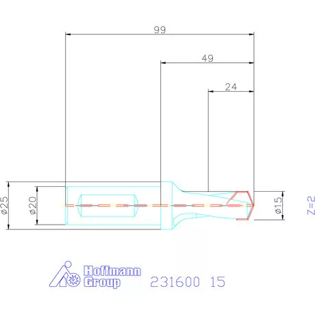 Garant HiPer-Drill alapszerszám 15 mm