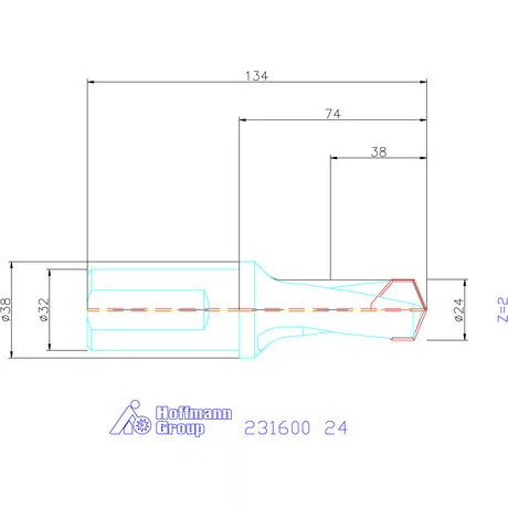 Garant HiPer-Drill alapszerszám 24 mm