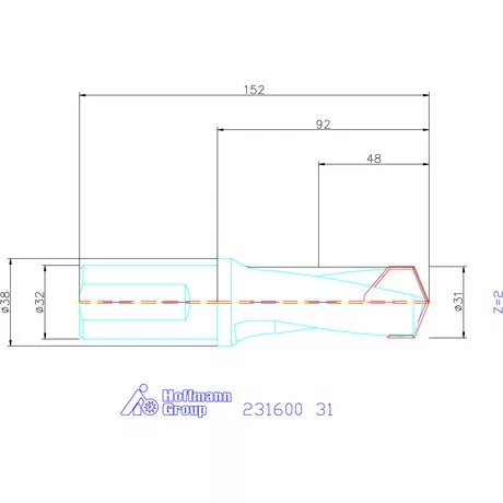 Garant HiPer-Drill alapszerszám 31 mm