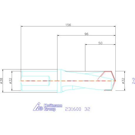 Garant HiPer-Drill alapszerszám 32 mm