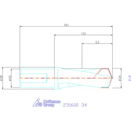 Garant HiPer-Drill alapszerszám 34 mm