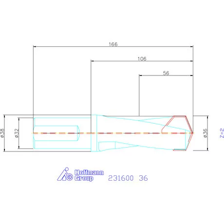 Garant HiPer-Drill alapszerszám 36 mm