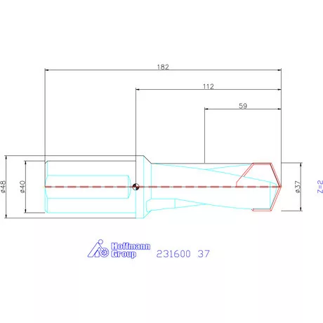 Garant HiPer-Drill alapszerszám 37 mm