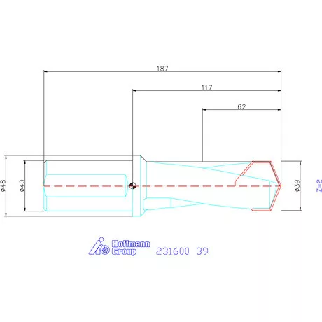 Garant HiPer-Drill alapszerszám 39 mm