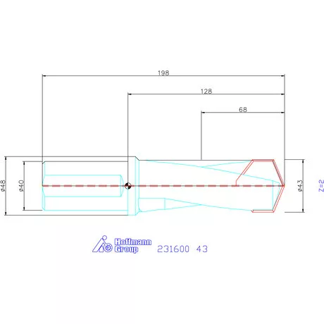 Garant HiPer-Drill alapszerszám 43 mm