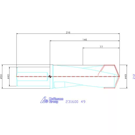 Garant HiPer-Drill alapszerszám 49 mm