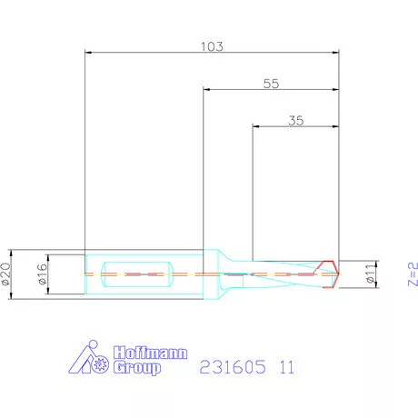 Garant HiPer-Drill alapszerszám 11 mm