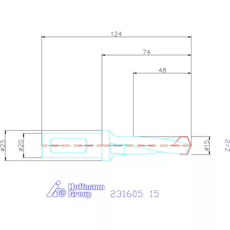 Garant HiPer-Drill alapszerszám 15 mm