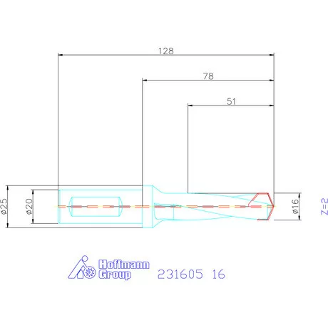 Garant HiPer-Drill alapszerszám 16 mm