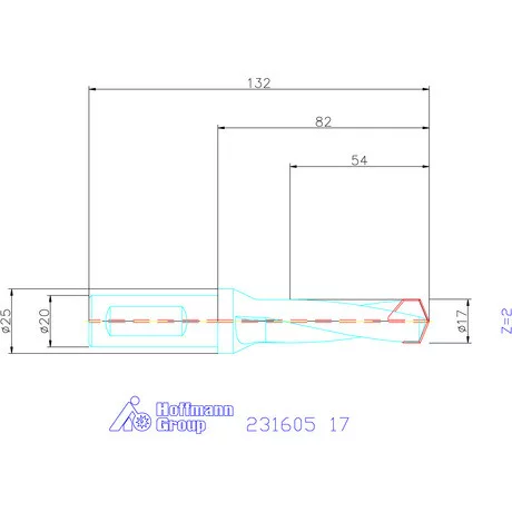Garant HiPer-Drill alapszerszám 17 mm