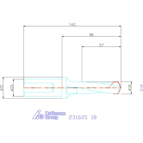 Garant HiPer-Drill alapszerszám 18 mm