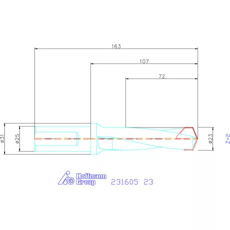 Garant HiPer-Drill alapszerszám 23 mm
