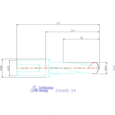 Garant HiPer-Drill alapszerszám 24 mm
