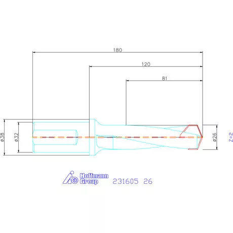 Garant HiPer-Drill alapszerszám 26 mm