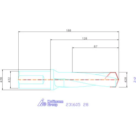 Garant HiPer-Drill alapszerszám 28 mm