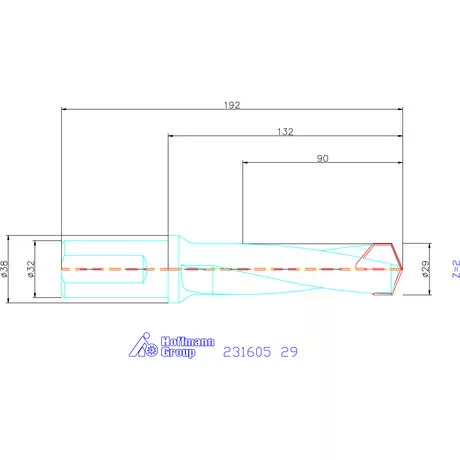 Garant HiPer-Drill alapszerszám 29 mm