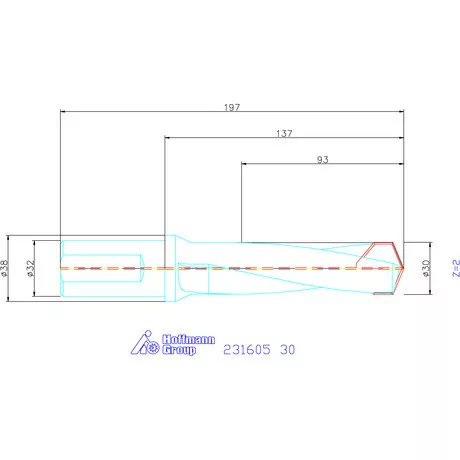Garant HiPer-Drill alapszerszám 30 mm