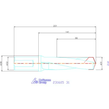 Garant HiPer-Drill alapszerszám 31 mm