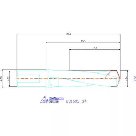 Garant HiPer-Drill alapszerszám 34 mm