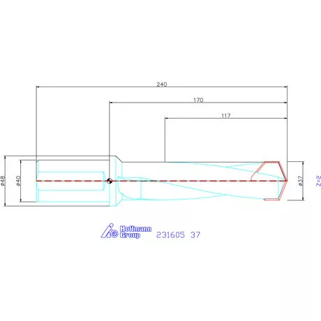 Garant HiPer-Drill alapszerszám 37 mm
