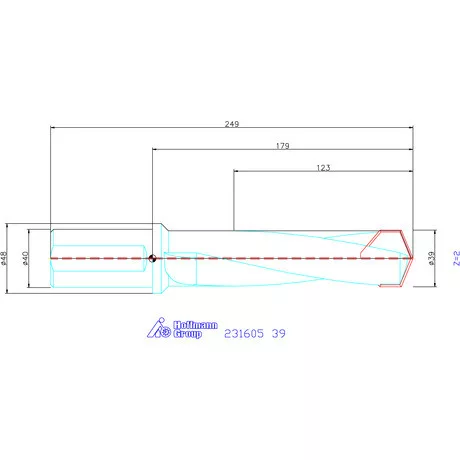 Garant HiPer-Drill alapszerszám 39 mm