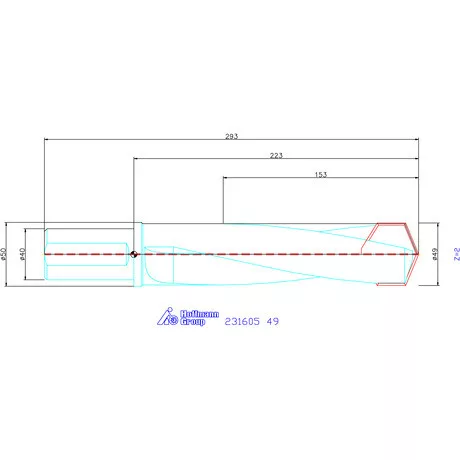 Garant HiPer-Drill alapszerszám 49 mm