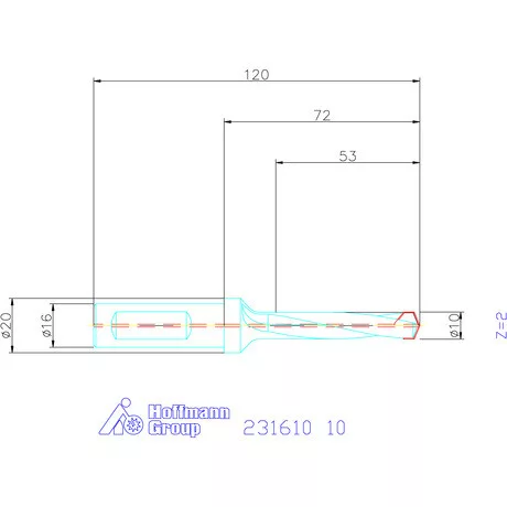 Garant HiPer-Drill alapszerszám 10 mm