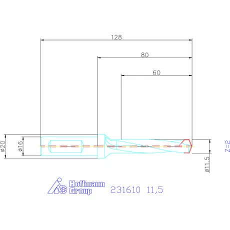 Garant HiPer-Drill alapszerszám 11,5 mm