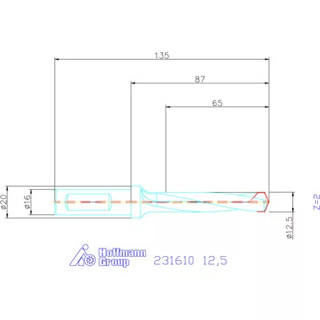 Garant HiPer-Drill alapszerszám 12,5 mm