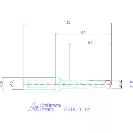 Garant HiPer-Drill alapszerszám 12 mm