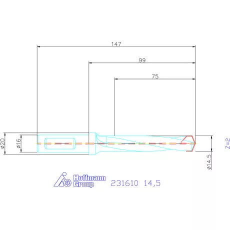 Garant HiPer-Drill alapszerszám 14,5 mm