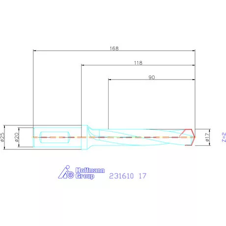 Garant HiPer-Drill alapszerszám 17 mm