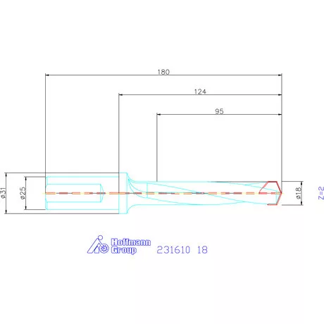 Garant HiPer-Drill alapszerszám 18 mm