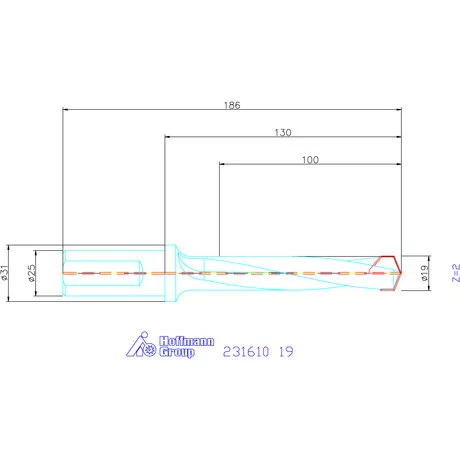 Garant HiPer-Drill alapszerszám 19 mm