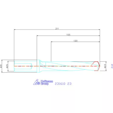Garant HiPer-Drill alapszerszám 23 mm