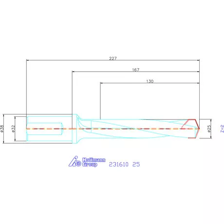 Garant HiPer-Drill alapszerszám 25 mm