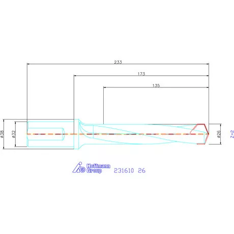 Garant HiPer-Drill alapszerszám 26 mm