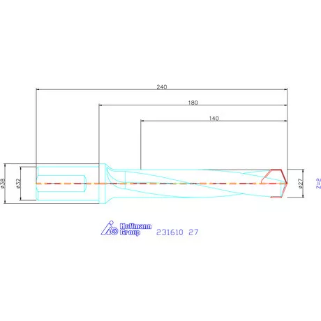 Garant HiPer-Drill alapszerszám 27 mm